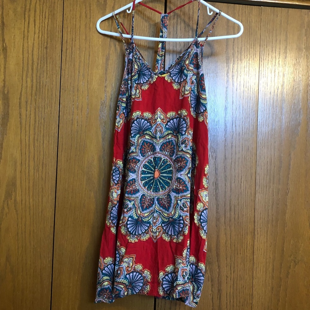 Angie Dress with Accent Back.